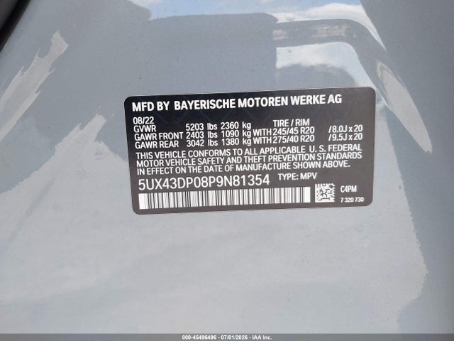 2023 BMW X3 SDRIVE30I 9