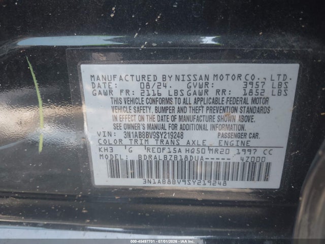 صورة 9 لـ 2025 Nissan SENTRA S