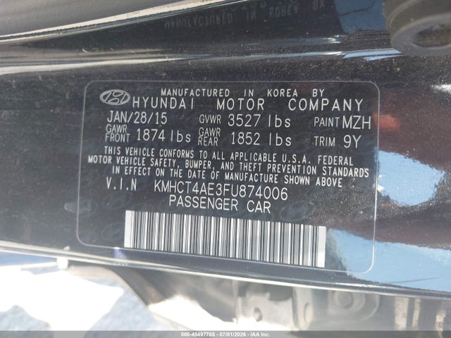 صورة 9 لـ 2015 Hyundai ACCENT GLS