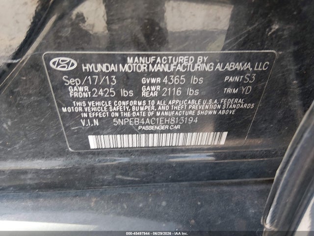 صورة 9 لـ 2014 Hyundai SONATA GLS