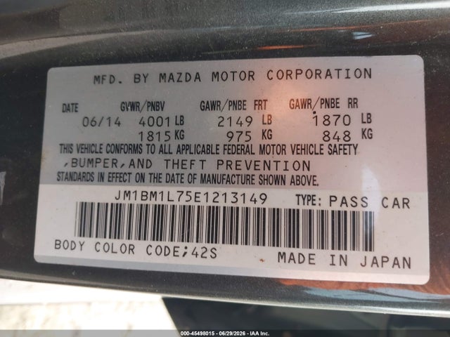 صورة 9 لـ 2014 Mazda MAZDA3 I TOURING