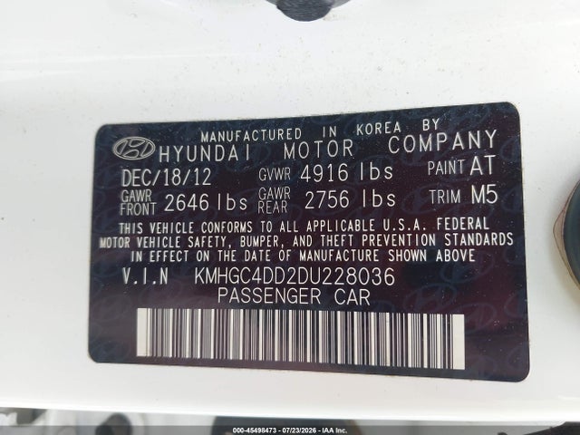 2013 Hyundai GENESIS 3.8 照片 9