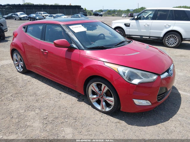 2012 HYUNDAI VELOSTER BASE W/RED/BLACK