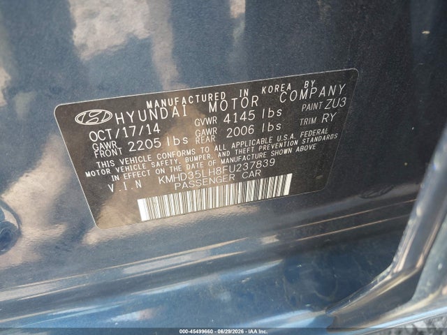 صورة 9 لـ 2015 Hyundai ELANTRA GT