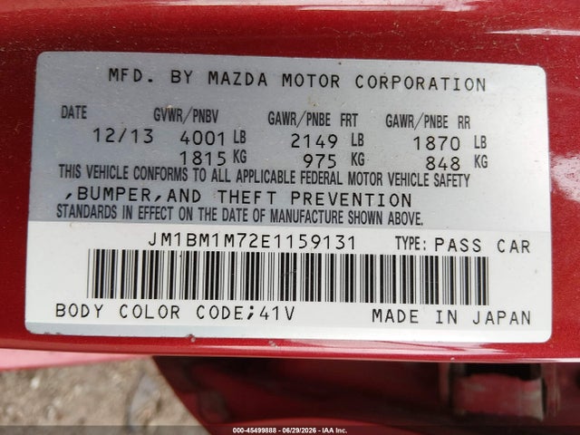 2014 Mazda MAZDA3 I GRAND TOURING 照片 9
