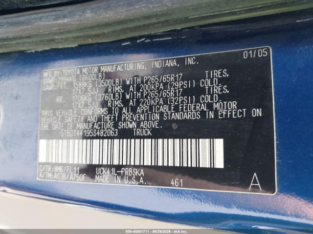 2005 Toyota TUNDRA SR5 V8 photo 9