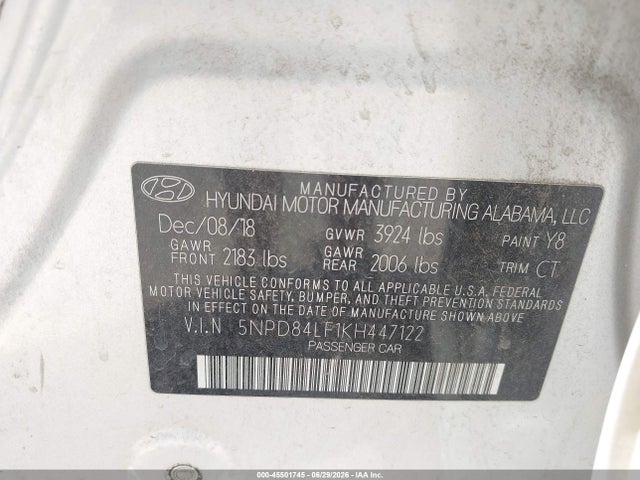 2019 Hyundai ELANTRA SEL 照片 9