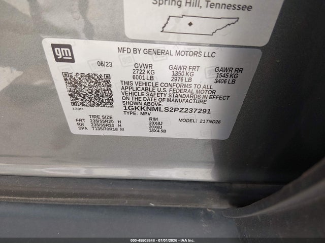 2023 GMC ACADIA FWD SLT 9