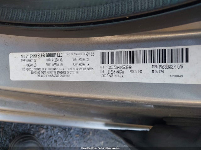 2013 Dodge AVENGER SXT 照片 9