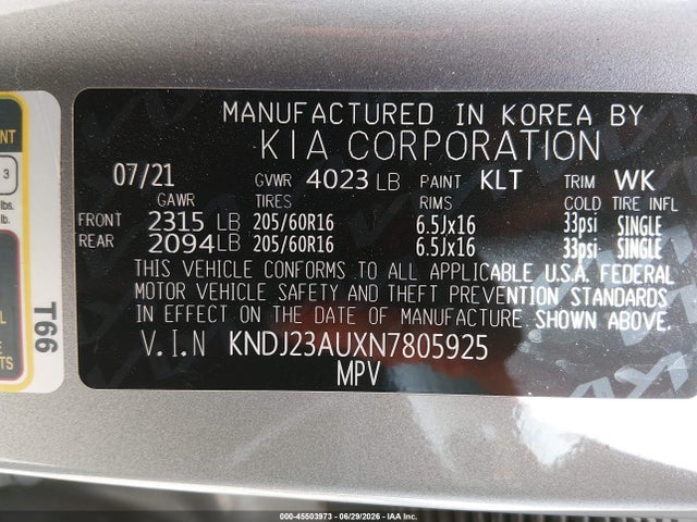 2022 KIA SOUL LX photo 9