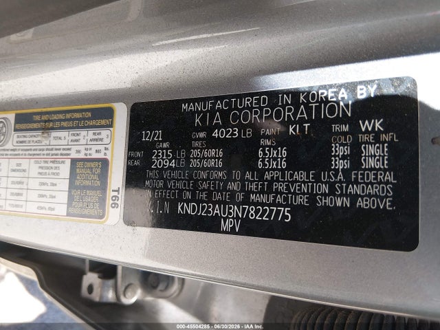 2022 KIA SOUL LX — фото 9