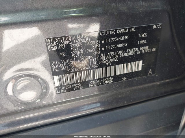 2023 TOYOTA RAV4 HYBRID XSE 9