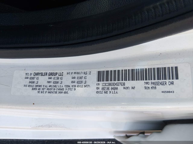 2013 Chrysler 200 TOURING 照片 9