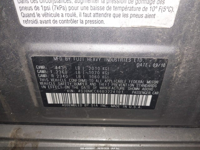صورة 9 لـ 2011 Subaru LEGACY 2.5I PREMIUM