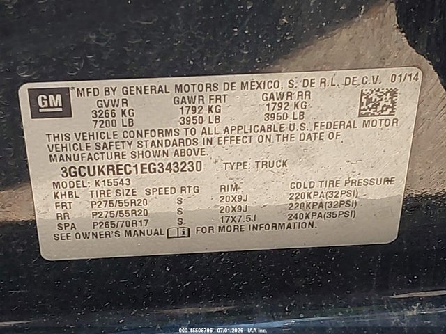 صورة 9 لـ 2014 Chevrolet SILVERADO 1500 LT