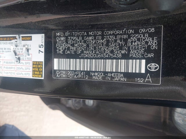2009 Toyota PRIUS photo 9