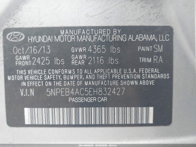 صورة 9 لـ 2014 Hyundai SONATA GLS