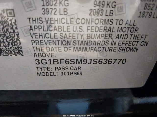 صورة 9 لـ 2018 Chevrolet CRUZE PREMIER AUTO