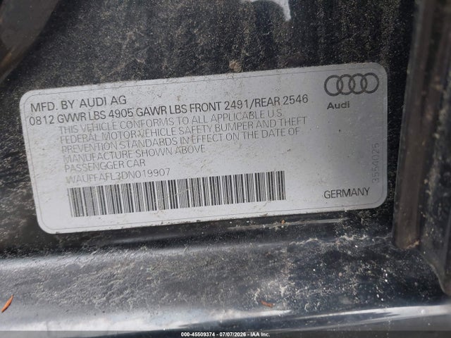 2013 AUDI A4 2.0T PREMIUM — фото 9