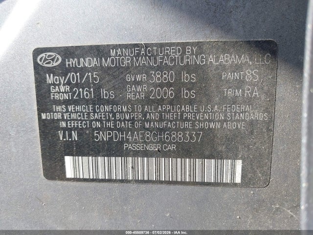 2016 Hyundai ELANTRA SE — фото 9