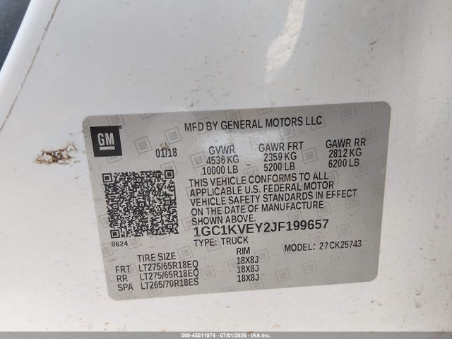 2018 Chevrolet SILVERADO 2500HD LT 照片 8