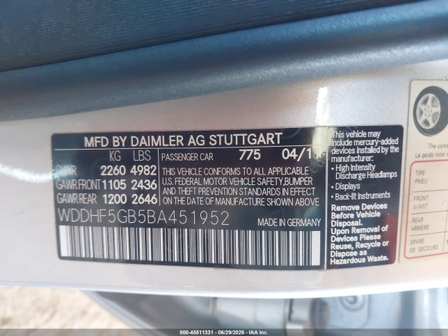 2011 Mercedes-BENZ E 350 照片 9