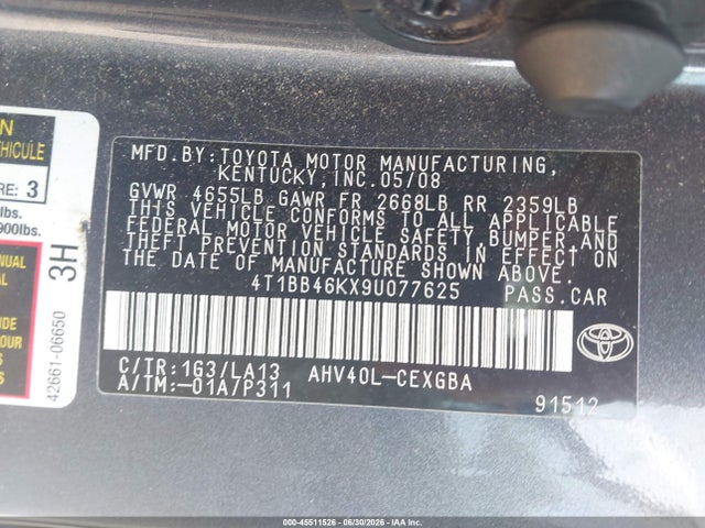 2009 Toyota CAMRY HYBRID — фото 9