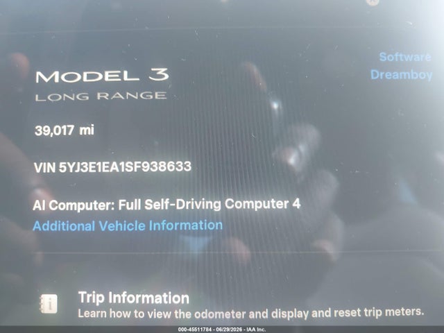 صورة 7 لـ 2025 Tesla MODEL 3 LONG RANGE REAR-WHEEL DRIVE/STANDARD REAR-