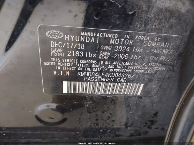 2019 Hyundai ELANTRA SEL 照片 9