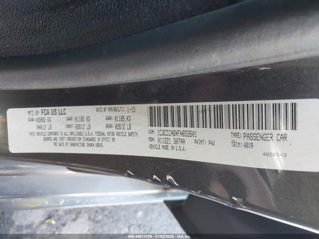 2015 Chrysler 200 LIMITED 照片 9