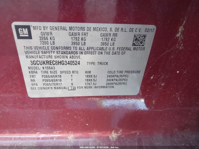 صورة 9 لـ 2017 Chevrolet SILVERADO 1500 LT