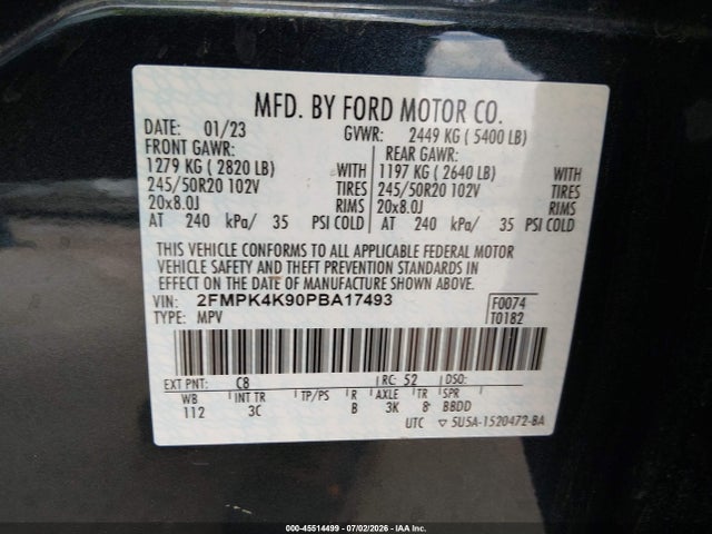 2023 FORD EDGE TITANIUM 9