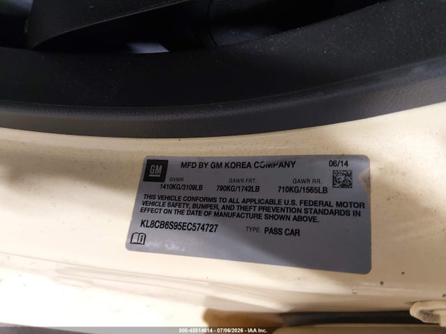 2014 Chevrolet SPARK LS AUTO — фото 9