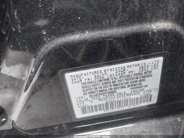 2015 Nissan SENTRA S 照片 9