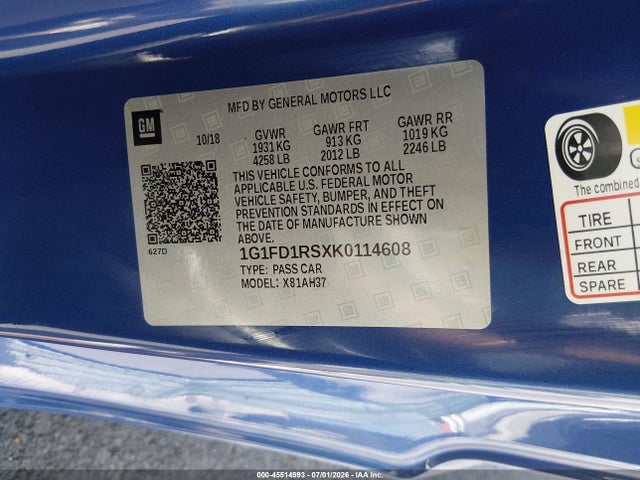 صورة 9 لـ 2019 Chevrolet CAMARO 2LT