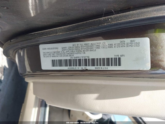 صورة 9 لـ 2008 Subaru OUTBACK (NATL) I/LL BEAN W/NAV/LL BEAN W/NAV/VDC