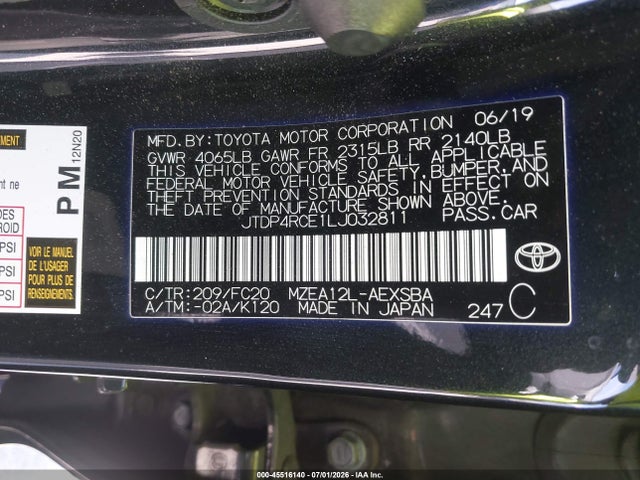 2020 Toyota COROLLA SE 照片 9