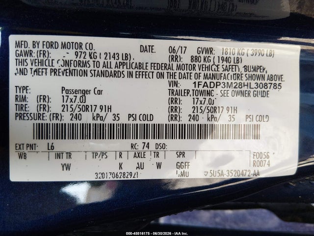 صورة مصغرة 9 لـ 2017 FORD FOCUS SEL