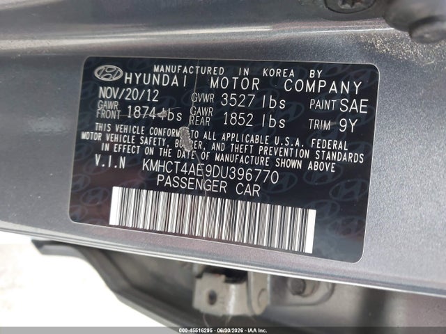2013 Hyundai ACCENT GLS 照片 9