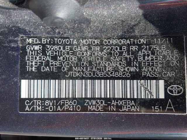 صورة 9 لـ 2011 Toyota PRIUS THREE