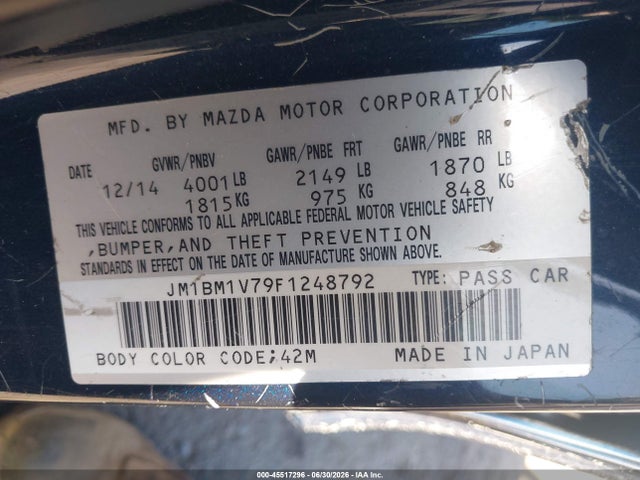 2015 Mazda MAZDA3 I TOURING 照片 9