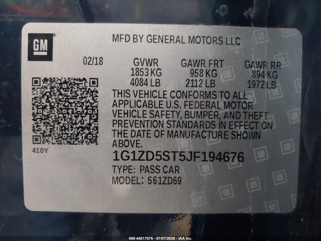 صورة 9 لـ 2018 Chevrolet MALIBU LT