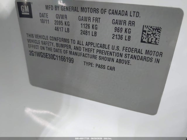 2012 Chevrolet IMPALA LT 照片 9