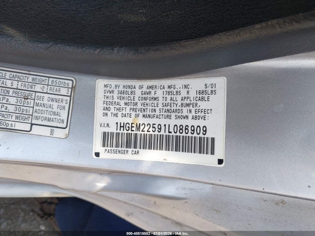صورة 9 لـ 2001 Honda CIVIC LX