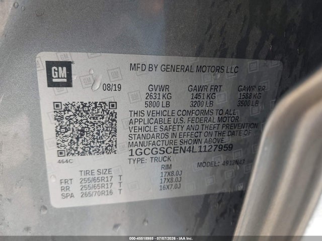 2020 Chevrolet COLORADO 2WD SHORT BOX LT — фото 9