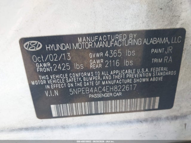 2014 Hyundai SONATA GLS 照片 9