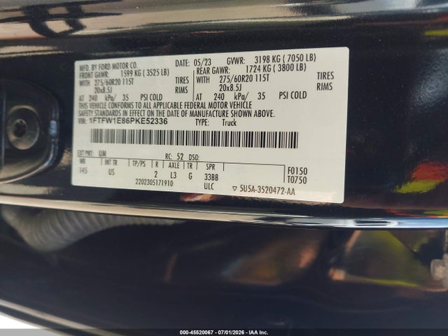2023 FORD F-150 XLT 9