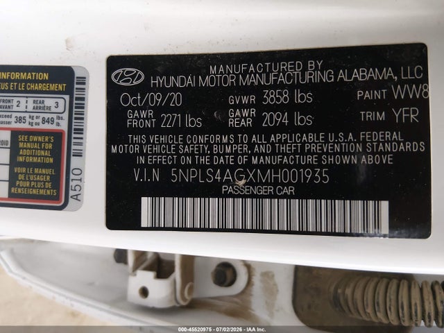 2021 Hyundai ELANTRA SEL 照片 9