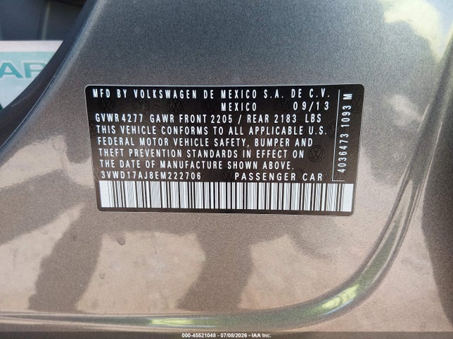 2014 Volkswagen JETTA 1.8T SE 照片 9