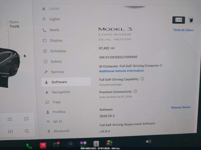 2020 Tesla MODEL 3 LONG RANGE DUAL MOTOR ALL-WHEEL DRIVE — фото 7